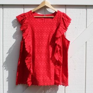 Lauren Ralph Lauren Sleeveless Layered Top